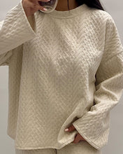 Load image into Gallery viewer, Casual Round Neck Top &amp; Pants Two-Piece Set