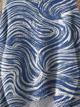 Load image into Gallery viewer, Vintage Abstract Wave Line Art Print Knit Turtleneck Pullover Sweater