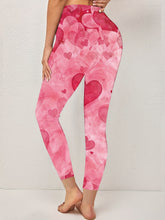 Load image into Gallery viewer, Women's Clothing Valentine Heart Print Skinny Leggings