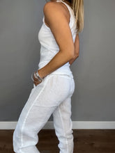 Load image into Gallery viewer, Women's Cotton and Linen Casual Two-piece Set