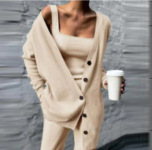 Load image into Gallery viewer, Comfortable Knitted Three-Piece Set