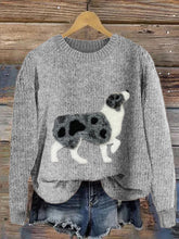 Load image into Gallery viewer, Australian Shepherd Dog Felt Cozy Knit Sweater
