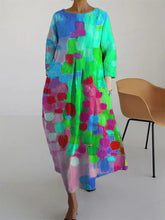 Load image into Gallery viewer, Women's Casual Floral Print Dress