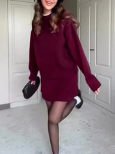 Load image into Gallery viewer, Casual And Versatile Preppy Sweater Set