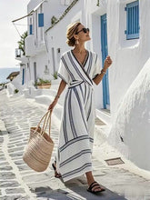 Load image into Gallery viewer, Women'S Loose Striped Print Dress