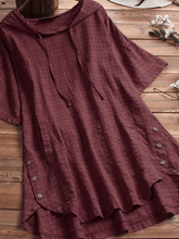 Load image into Gallery viewer, Women&#39;s Loose Casual Cotton Linen Dress