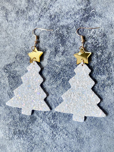 Women's Shiny Christmas Tree Fashion Earrings