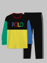 Load image into Gallery viewer, Men's Simple Colorblock Round Neck Casual Sports Set 0118
