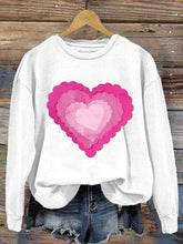 Load image into Gallery viewer, Women's Valentine's Day Printed Long Sleeve Sweatshirt