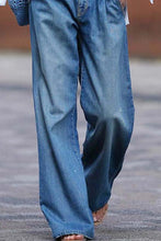 Load image into Gallery viewer, Women's casual loose denim trousers