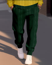 Load image into Gallery viewer, Men&#39;s Textured Jacquard Round Neck Casual Sports Set  020