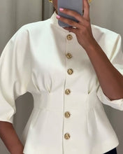 Load image into Gallery viewer, Fashion Temperament Half-high Collar Top