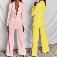 Load image into Gallery viewer, Fashion casual professional suit suit