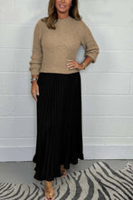 Load image into Gallery viewer, Women's solid color Long Sleeve Jumper &amp; Pleated Bottom Dress Fashion Trends