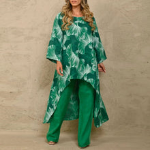 Load image into Gallery viewer, Casual Loose plus Size Print Irregular Long Sleeve Suit
