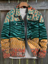 Load image into Gallery viewer, Vintage Print Casual Denim Jacket