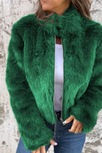 Load image into Gallery viewer, Stylish Faux Fur Turtleneck Zipper Casual Jacket