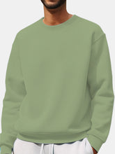 Load image into Gallery viewer, Men's Comfortable Solid Color Crew Neck Sweatshirt