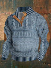 Load image into Gallery viewer, Men's Retro Western Stand Collar Sweatshirt