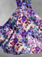 Load image into Gallery viewer, Women&#39;s Watercolor Floral Flowers Art Print Design Maxi Dress