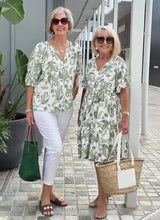 Load image into Gallery viewer, Summer Printed Lace-up Tunic Midi Dress