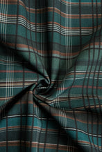 Load image into Gallery viewer, Women's Plaid Lapel Single-Breasted Shirt Maxi Dress