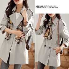 Load image into Gallery viewer, Women's Slimming Mid-Length Reversible Trench Coat
