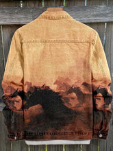 Load image into Gallery viewer, Horse Art Print Casual Denim Jacket