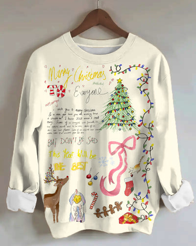 Women's Cute Christmas Style Sweatshirt