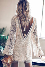 Load image into Gallery viewer, Malibu Dreaming Embroidered Lace Cover Up Dress