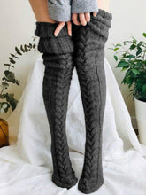 Load image into Gallery viewer, Soft Warm Over Knee Extra Long Knitted Socks