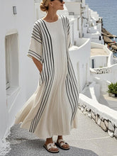 Load image into Gallery viewer, Women'S Contrast Striped Dress