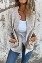 Load image into Gallery viewer, Casual Round Neck Zipper Thin Jacket (Buy 2 Free Shipping)