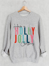 Load image into Gallery viewer, Have A Holly Jolly Christmas Print Long Sleeve Sweatshirt