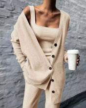 Load image into Gallery viewer, Comfortable Knitted Three-Piece Set