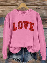 Load image into Gallery viewer, Valentine'S Day Gift Heart Print Casual Sweatshirt