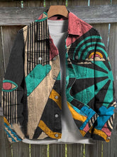 Load image into Gallery viewer, Vintage Print Casual Denim Jacket