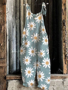 Women's Floral Print Jumpsuit