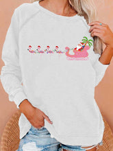 Load image into Gallery viewer, Women'S Christmas Flamingo Print Casual Sweatshirt