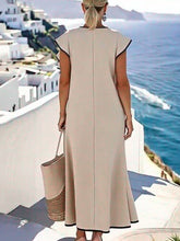 Load image into Gallery viewer, Women'S Holiday Loose Ruffled Cotton And Linen Dress