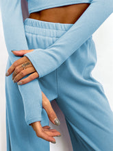 Load image into Gallery viewer, Fashion Casual Solid Color Slacks &amp; Slim Knit Two-Piece Set