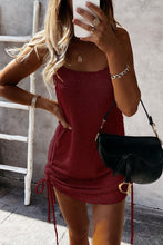 Load image into Gallery viewer, Fashion Sleeveless Lace-up Woolen Dress