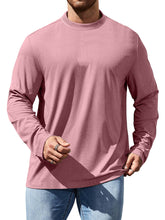 Load image into Gallery viewer, Men's Casual Round Neck Striped Loose Large Size T-Shirt