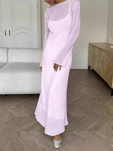 Load image into Gallery viewer, Holiday Style Knitted Hollowed-Out Dress &amp; Vest Set