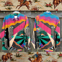 Load image into Gallery viewer, Vintage Art Print Casual Shirt