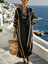 Load image into Gallery viewer, Women'S Contrast Striped Dress