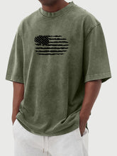 Load image into Gallery viewer, Men's Flag Print Short-sleeved T-shirt