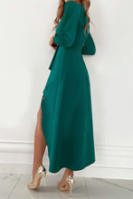 Load image into Gallery viewer, Charming Grace Ruffle Long Sleeve Midi Dress