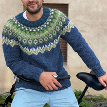 Load image into Gallery viewer, Men'S Vintage Knitted Jacquard Crew Neck Sweater