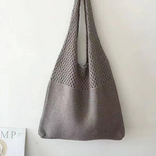 Load image into Gallery viewer, Retro Hollow Hand-Held Shoulder Knitted Wool Bag